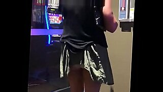 son looks up his moms skirt and gets caught