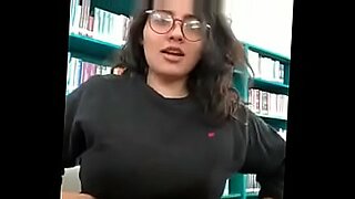 young college girl showing her desirable boobs in public