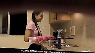 ivana fukalot makes dinner wearing only her apron