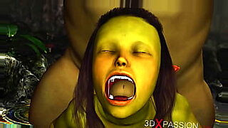 3d green monster gangbang ogres4
