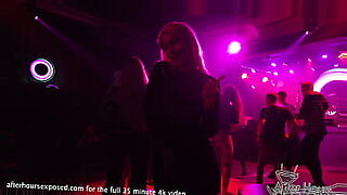 girls strip and forced fucked in club