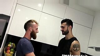 muscled guy gets his fine tatooed gay sex