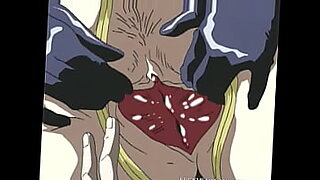 bondage hentai guy gets whipped his cock and licked a busty anime pussy