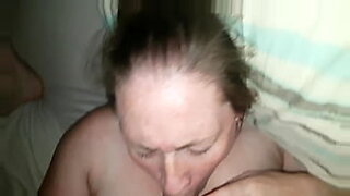 busty milf busted couple fucking in the shower and joins in