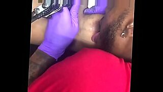 19 year old tatted black teen with 3d boobs