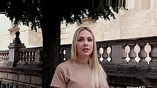 innocent czech girl takes money from stranger for public sex