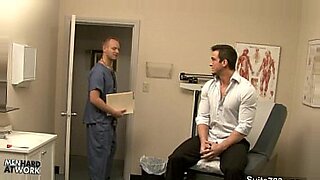 office slut getting sucked and fucked by two hunks gay sex