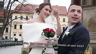 mother of the bride fucks the groom right before the wedding