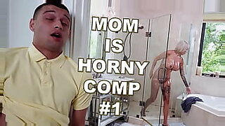 horny mom catches son wanking and is supprised by size of his cock