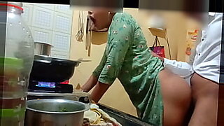 cook while cooking girl