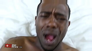 white guy getting his ass destroyed by big black shemale cock