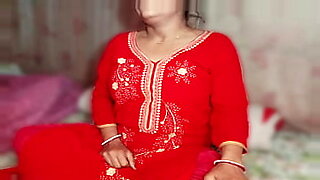 desi indian mature aunty with young boy