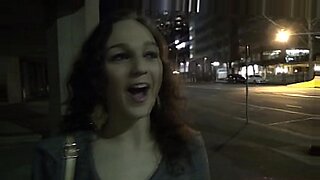 tied up white girl begs for guy to stop licking her pussy but continues as he finger her to