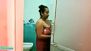 aunty naked and drinking beer in hotel room with boss new