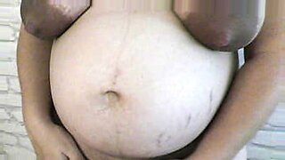 milky lactating floppy udders on a freckled smiling beauty