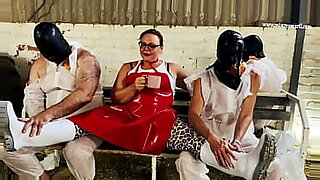 mistress femdom cock milking to bound slaves