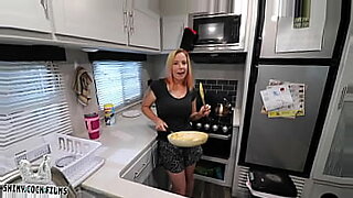 amber lynn bach does a load of laundry and gets a load