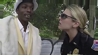petite blonde and two black guys