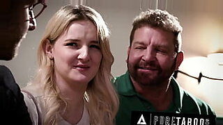 mom and dad watch their daughter get pounded
