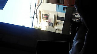 public bus dick flash touch