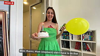 two horny bitches share a cock and cum