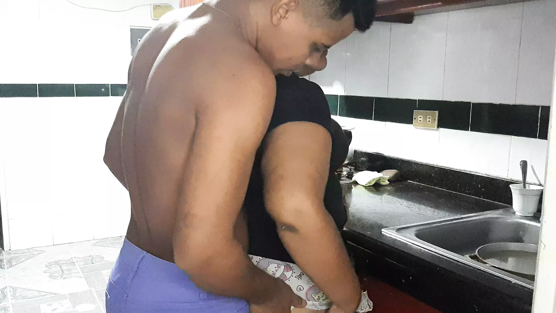 man lets niggas take turns breeding his wife