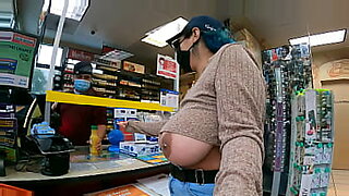 freaky guy jerks off and cums on pusst in public