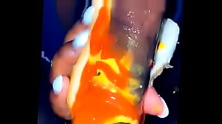 horny black ebony eats creamy pussy