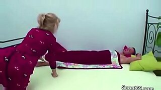 milf getting her nipples sucked hairy pussy licked and fingered while sleeping by young guy on the c 2016