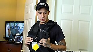 police officers shove dick in mouth of perv gay