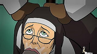 nun shows ass for boy