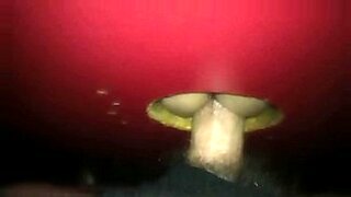 male female gloryhole cum eating