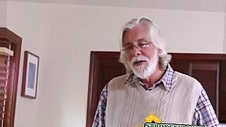 grandpas cock in the bathroom