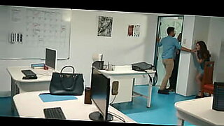 masturbiton hidden cam in office