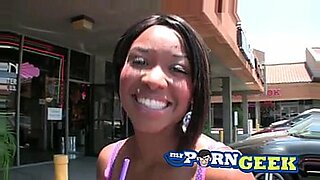 bored nao is on a blue chair playing with her sweet pussy and showing off her ripe ass to the