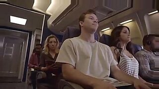 airline stewardess serve in plane