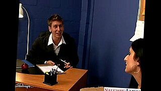 hot blonde milf gives guy a handjob