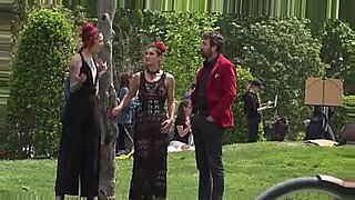 skinny babe masturbating with fake dick then get help with a real dick from lucky guy