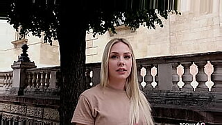 school girl giving a hand job on underground