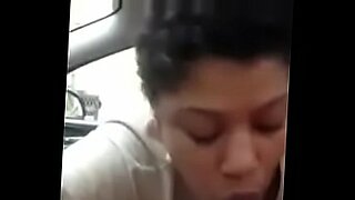 italian wife giving head in the car and swallows