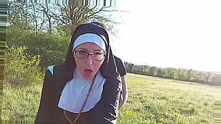 nun dirty old man playing around pussy