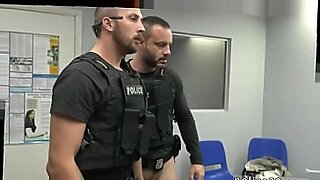 police officers shove dick in mouth of perv gay