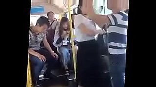 in bus personally in front of crowd