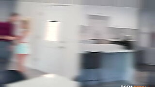 shaved pussy of horny brunette vanessa sixxx gets fucked missionary