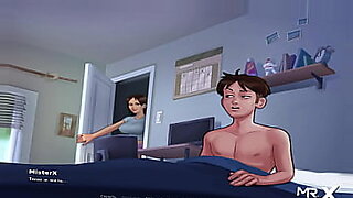 son sleeping mom go to shower