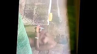 indian girl bathing before remove the