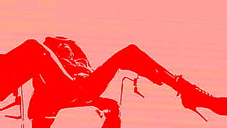 bored nao is on a blue chair playing with her sweet pussy and showing off her ripe ass to the