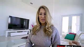 blonde with big tits loves having sex part1