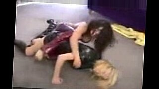 busty lesbian wrestling champion fight