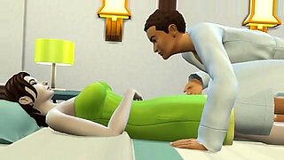 mom and son get fucked in the bed